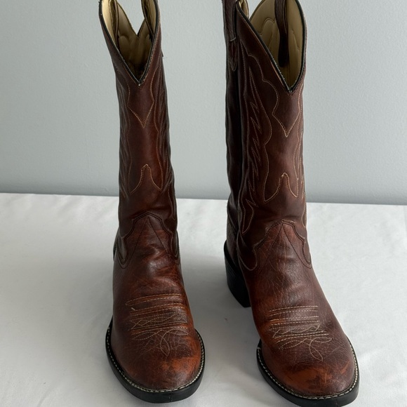 Bronco Men’s Boots 9.5 D American Made - Picture 4 of 16